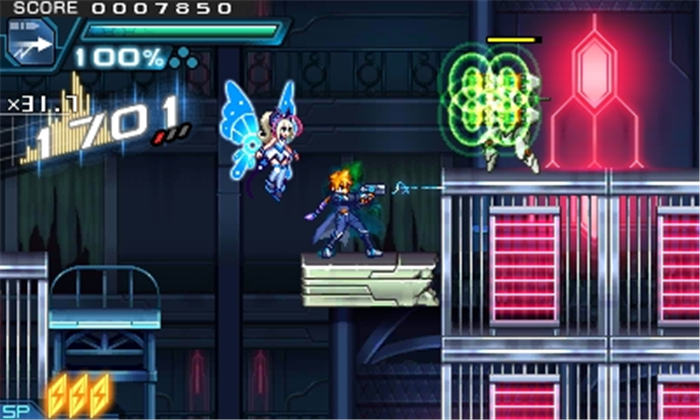 苍蓝雷霆 GUNVOLT 爪-游戏截图