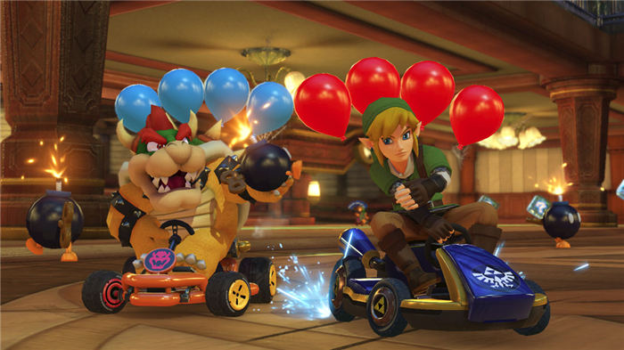 马力欧赛车8豪华版-游戏截图